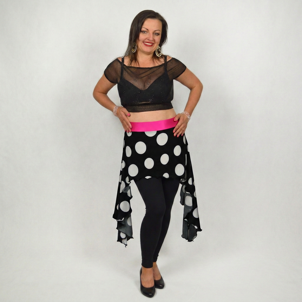 Taneční sukně cípatá - LIMITKA 