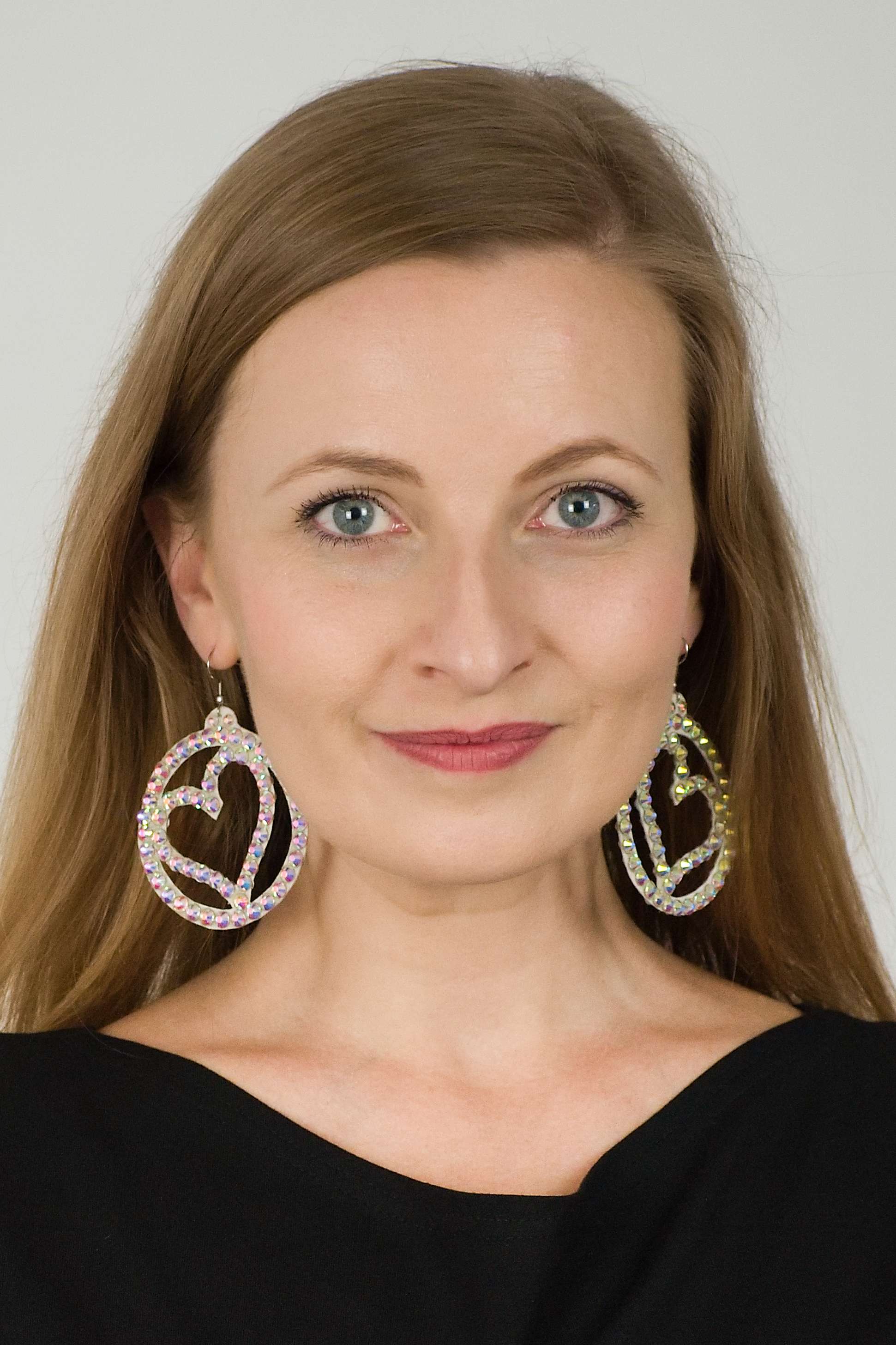 Náušnice SRDCE V KRUHU