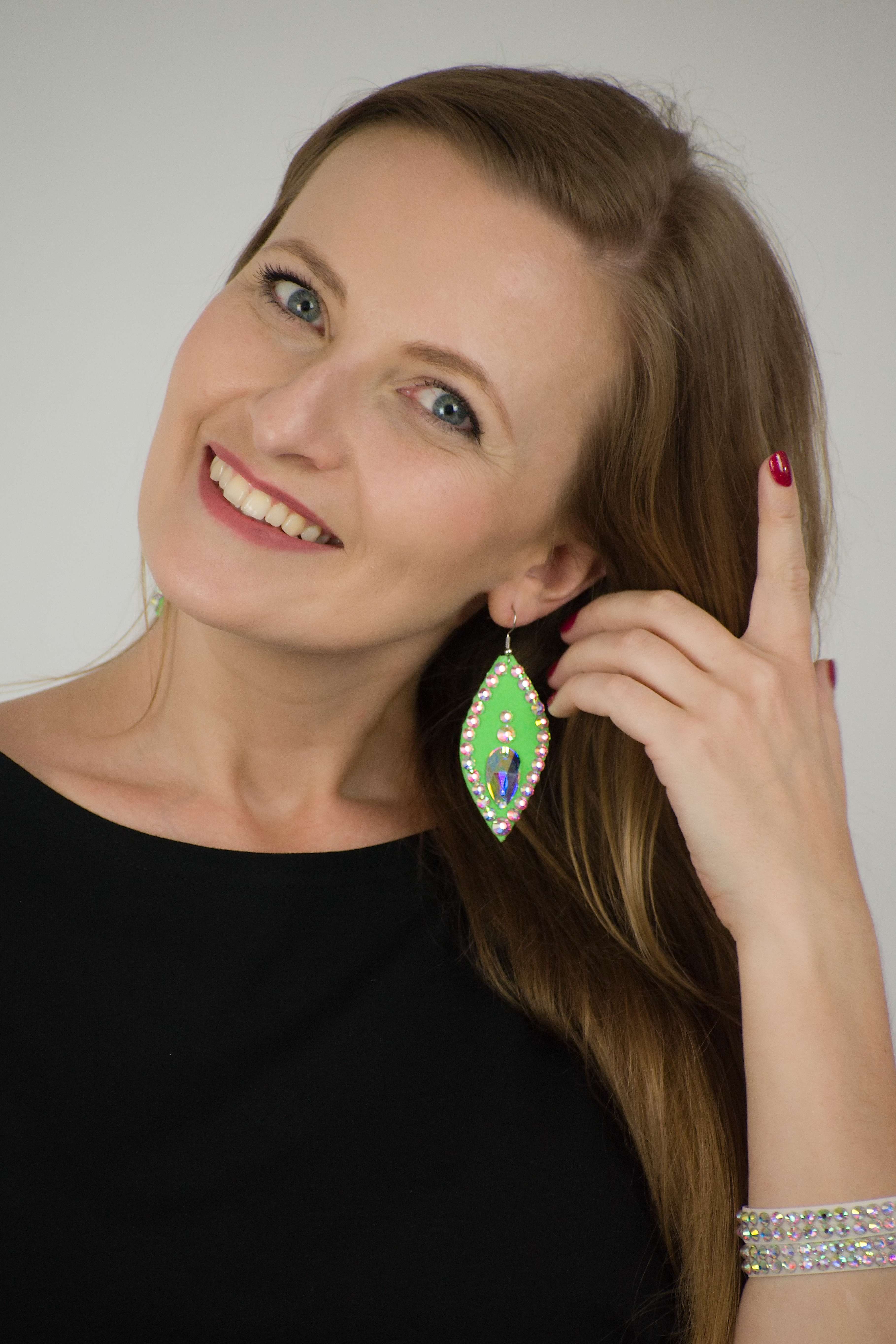 Náušnice PŘÁTELSTVÍ - zelená