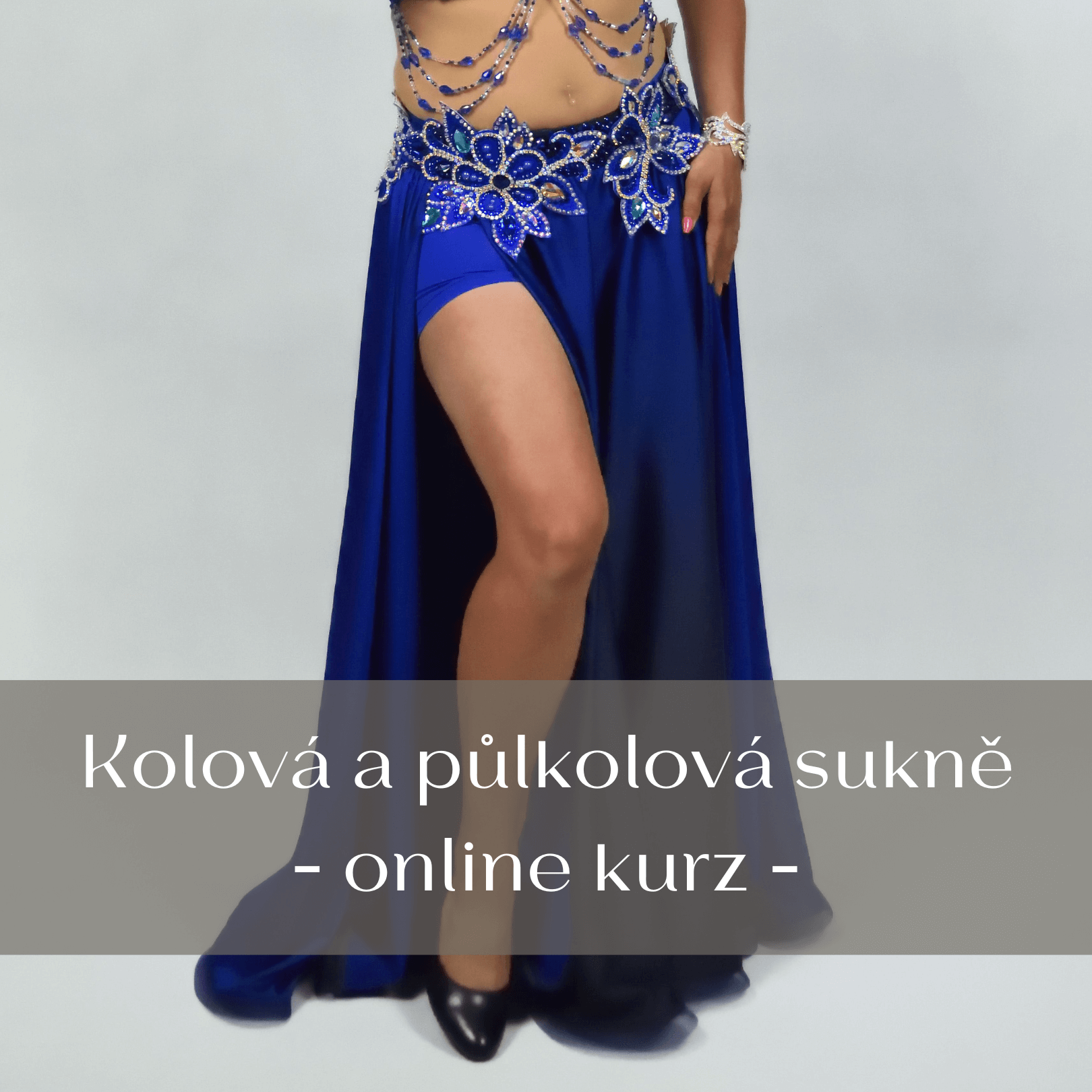 KOLOVÁ A PŮLKOLOVÁ SUKNĚ - základní střih + pevný pás + všití do gumy (EXPERTNÍ WORKSHOP)