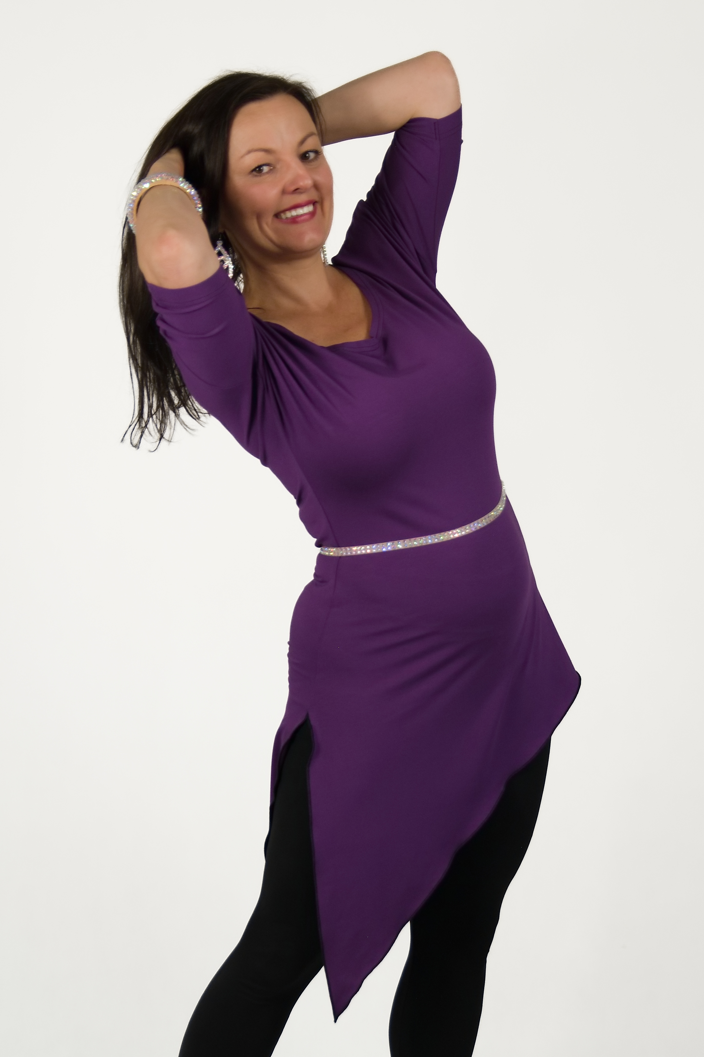 JSEM BOŽSKÁ - šaty krátké fialové NOVÁ BARVA