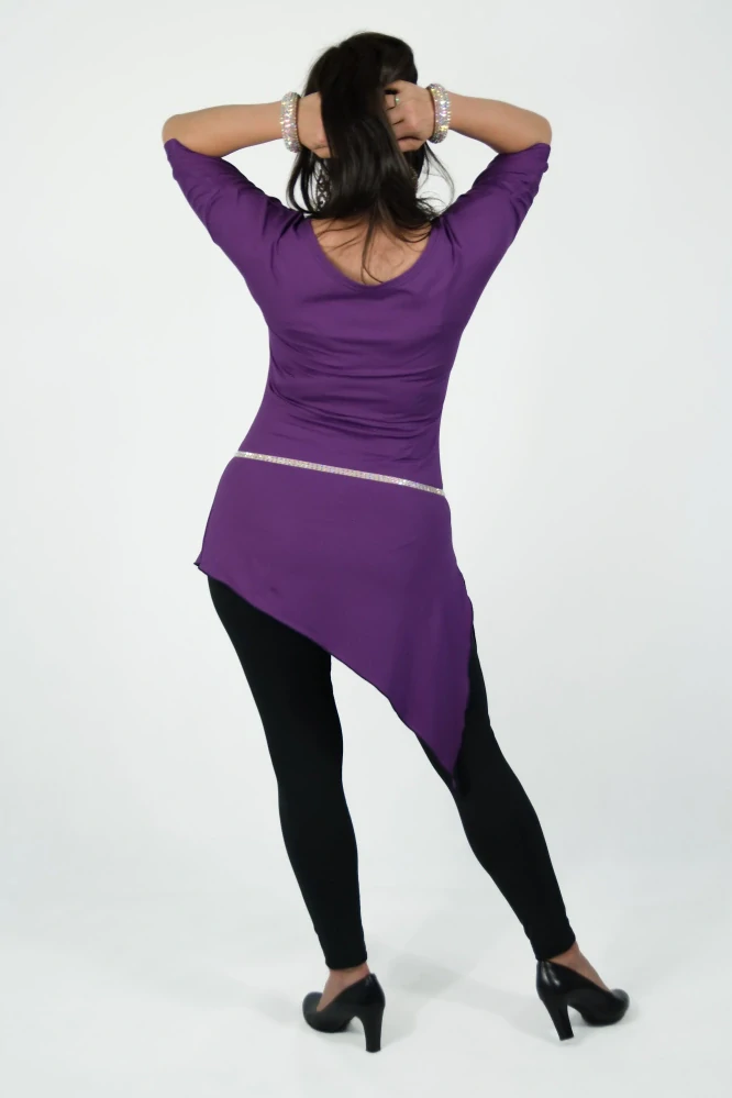 JSEM BOŽSKÁ - šaty krátké fialové NOVÁ BARVA