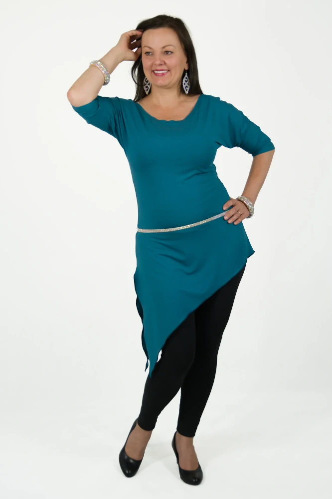 JSEM BOŽSKÁ - šaty krátké petrolejové NOVÁ BARVA