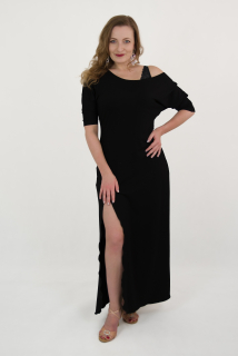 JSEM BOŽSKÁ - šaty dlouhé černé