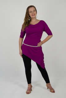 JSEM BOŽSKÁ - šaty krátké růžovofialové